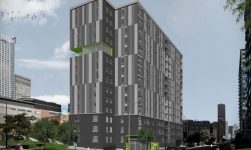 The Montagne verte cooperative will be built at the intersection of the streets of Montagne and Saint-Antoine in Montreal