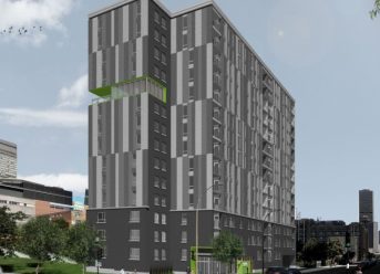 The Montagne verte cooperative will be built at the intersection of the streets of Montagne and Saint-Antoine in Montreal