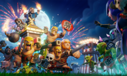 clash of clans black screen