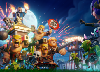 clash of clans black screen